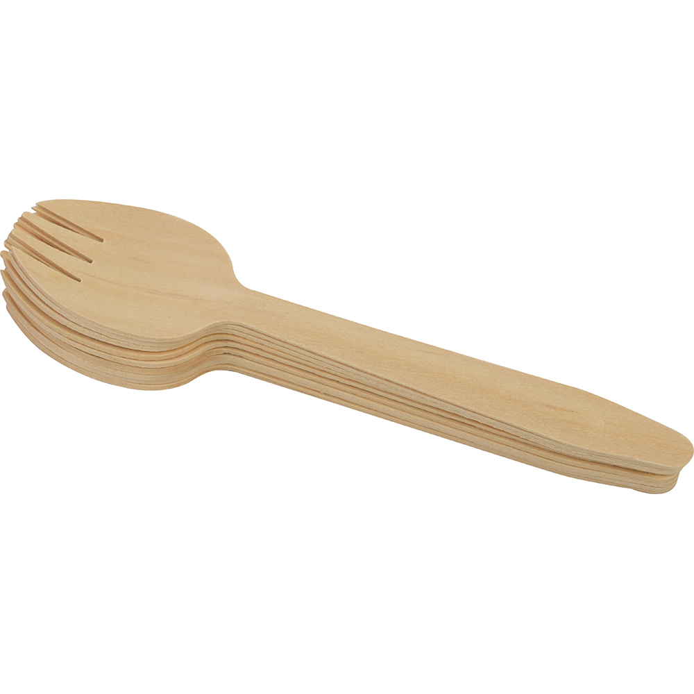 Compostable Wooden Salad fork 100 Pack
