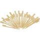 Compostable Bamboo Skewers Teppo Gushi Gun Shape S/Point 4.7
