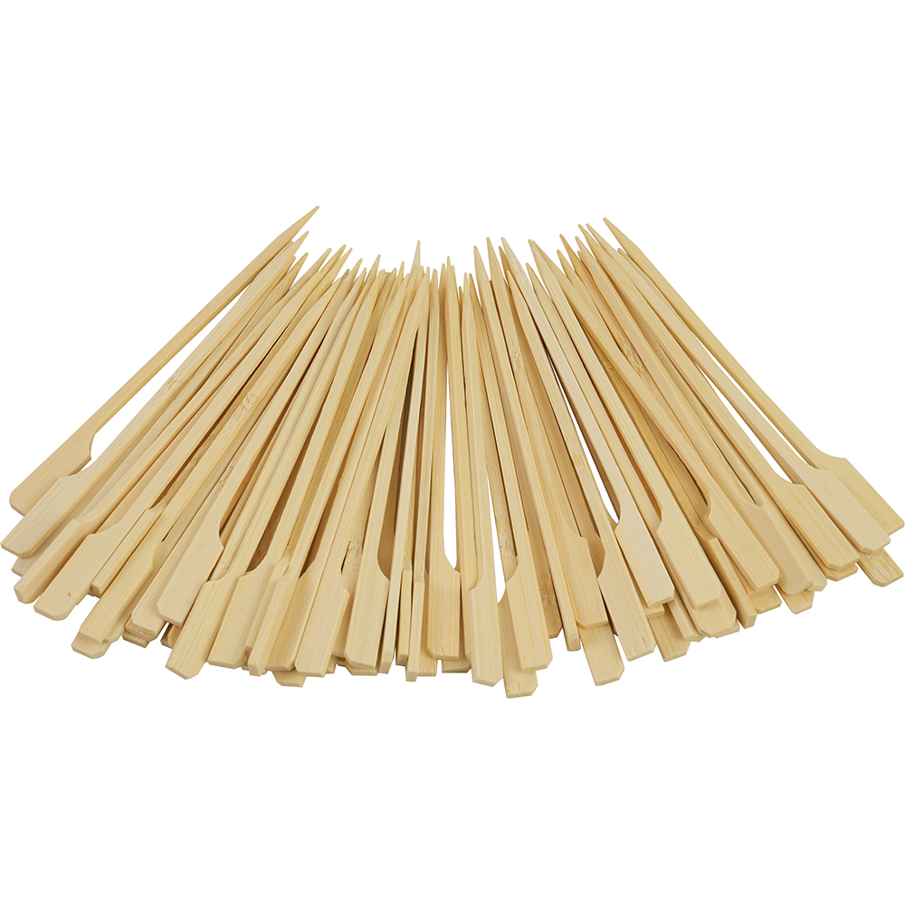 Compostable Bamboo Skewers Teppo Gushi Gun Shape S/Point 5.9