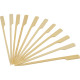 Compostable Bamboo Skewers Teppo Gushi Gun Shape S/Point 5.9