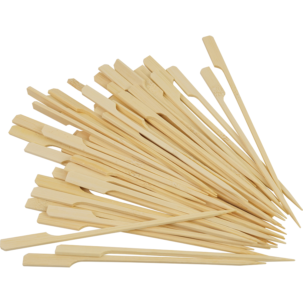 Compostable Bamboo Skewers Teppo Gushi Gun Shape S/Point 7