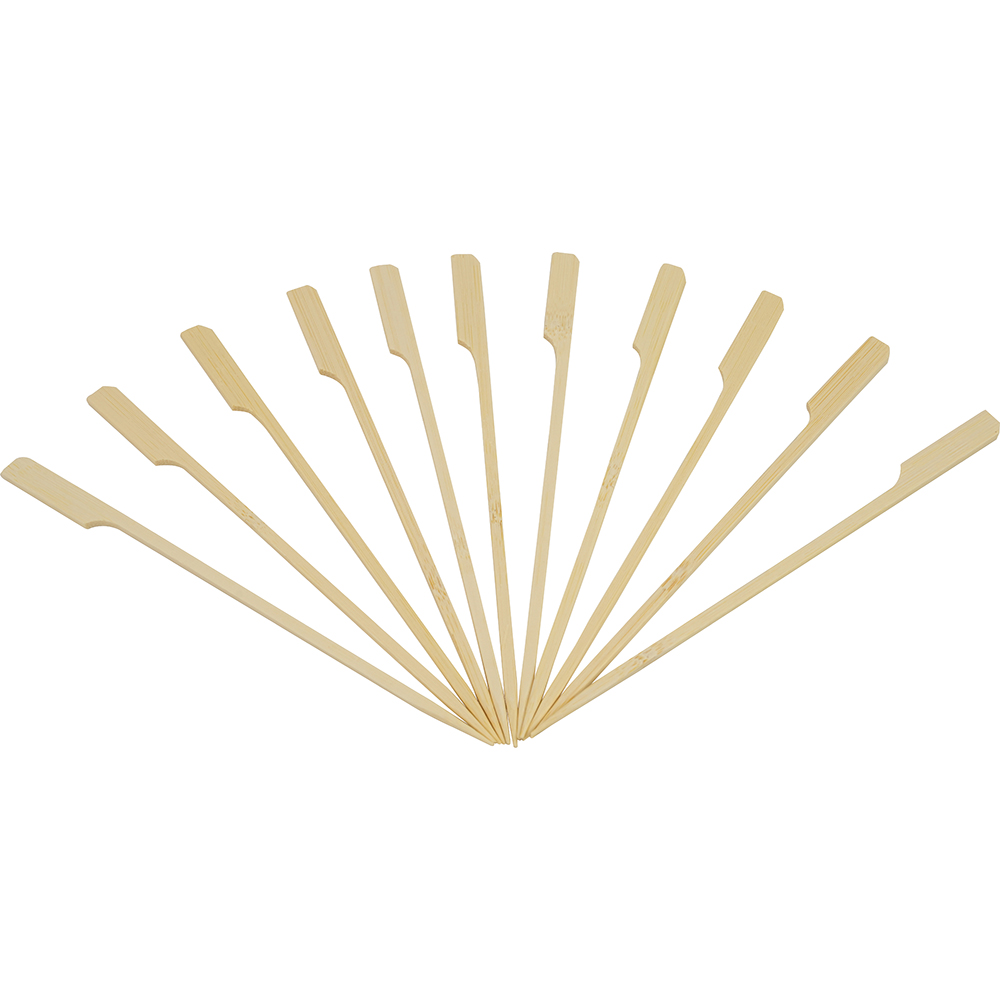 Compostable Bamboo Skewers Teppo Gushi Gun Shape S/Point 7
