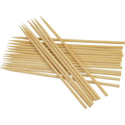 Compostable Bamboo Skewers Round S/Point 177mm 1000 Pack