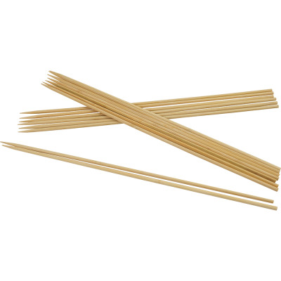 Compostable Bamboo Skewers Round S/Point 400mm 500 Pack