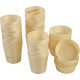 Compostable Wooden Food Serving Cups 130ml 50 Pack image