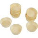 Compostable Wooden Food Serving Cups 130ml 50 Pack image