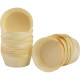 Compostable Wooden Food Serving Cups 130ml 50 Pack image