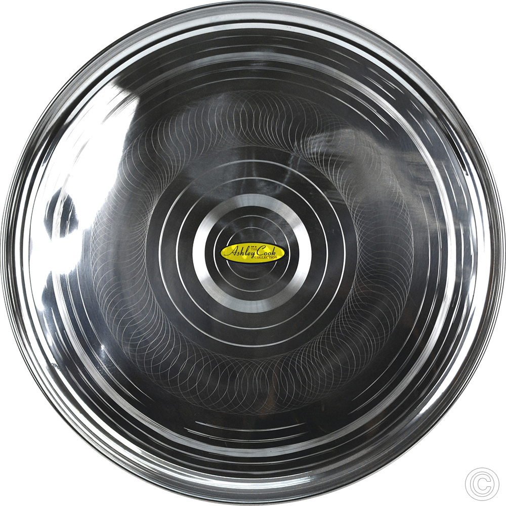 Stainless Steel Round Tray 55 cm