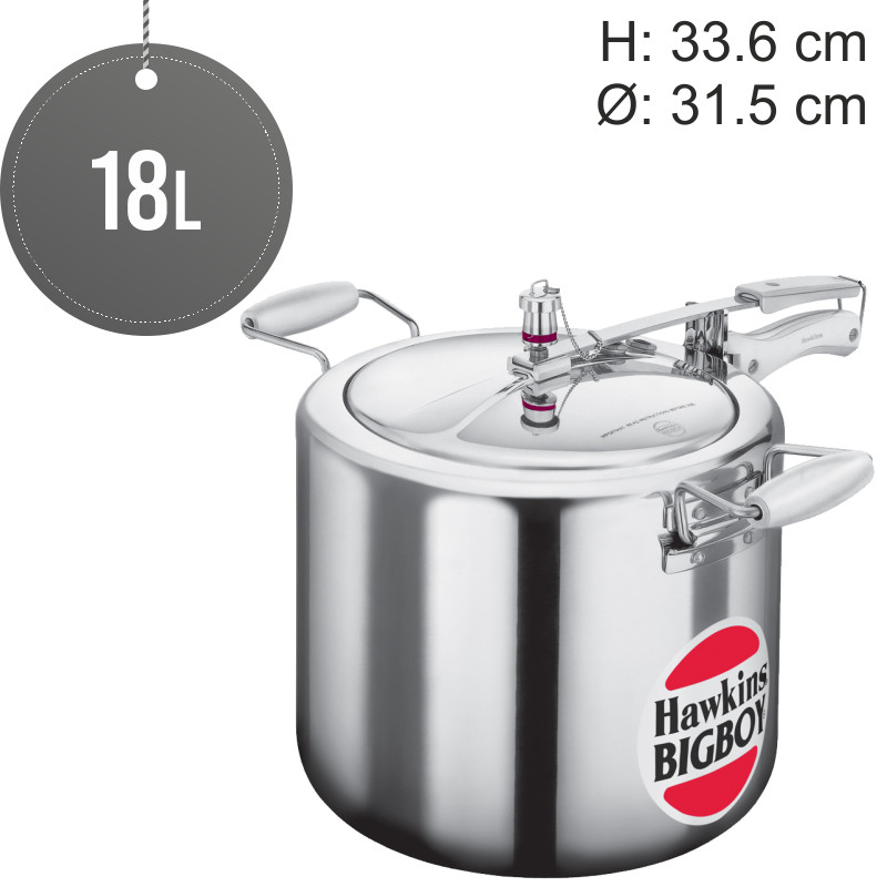 Hawkins BIGBOY 18L Pressure Cooker Extra Thick Base