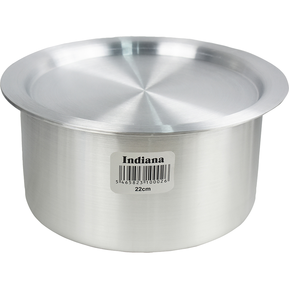 Klassic IndianaPro Cooking Pot w/Lids 20-22-24-26-28cm image