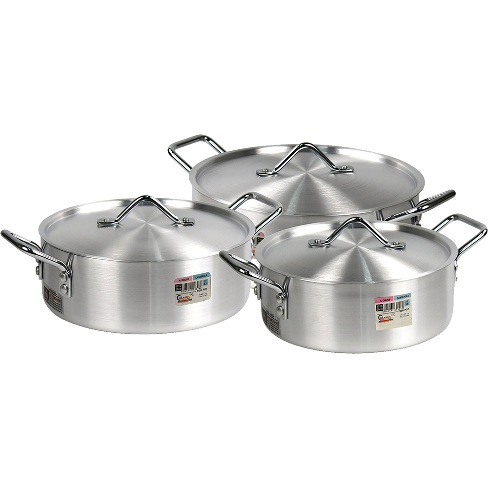 Klassic Aluminium Fish Pot 26-28-30cm